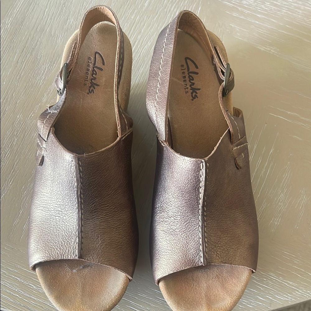 Clarks Brown Mules Comfortable Clogs